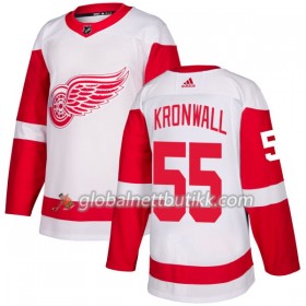 Detroit Red Wings Hockeydrakt Niklas Kronwall 55 2017-2018 Hvit Adidas Authentic - Herre